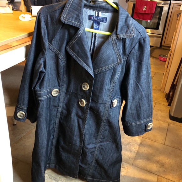 Coats | Trendy Long Denim Jacket | Poshmark